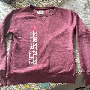 Rundisney “I’ll see you at the finish line” sweatshirt- women’s size small